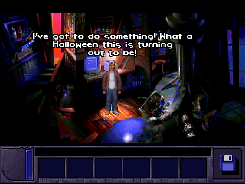 Memorable adventure game screenshot.