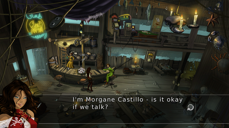 Morgane Castillo introducing herself.