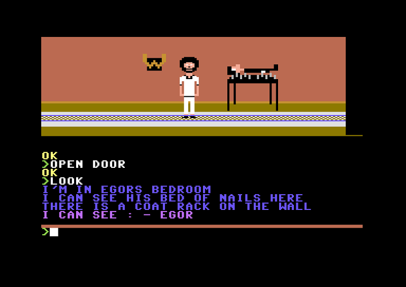 Hanging out with Egor.