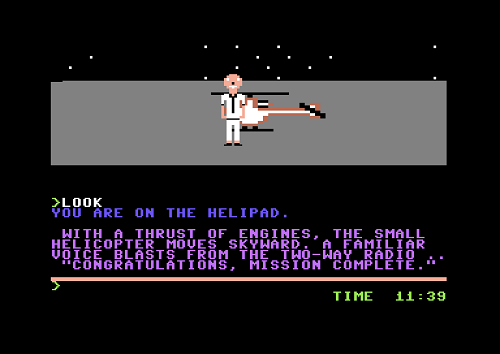 The game is finished!