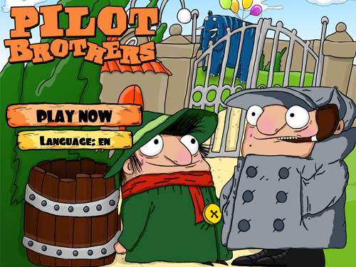 The title screen.