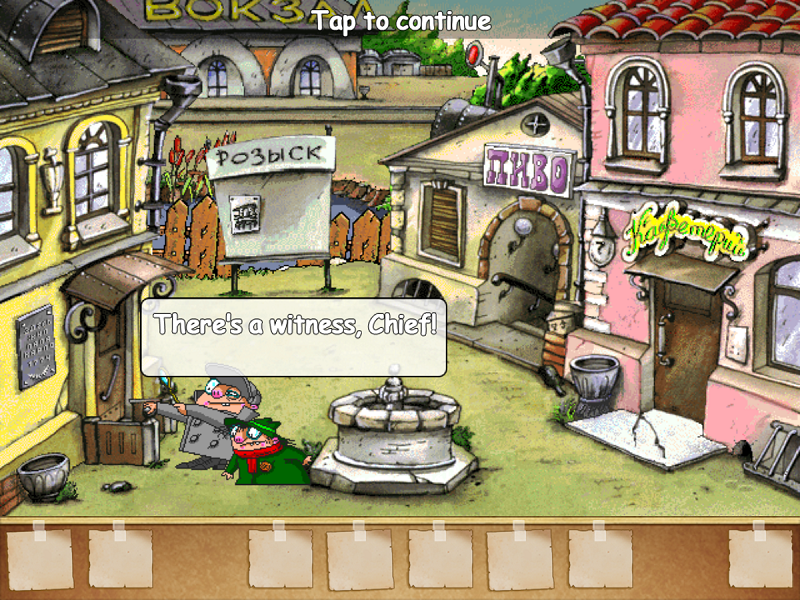 Protagonists in the action.