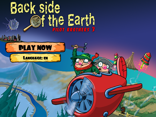 The title screen.