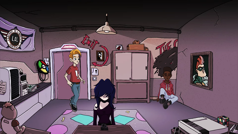 Darryl in the left room.