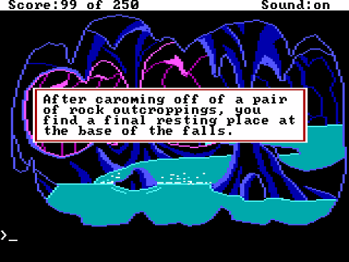 Choose the wrong cave in the fork.