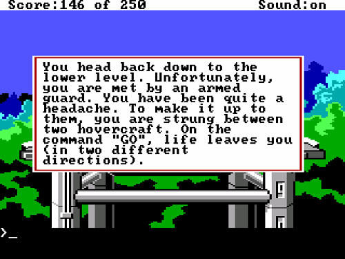Use the elevator to come back down from the shuttle landing platform.