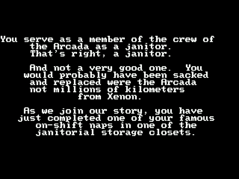 Memorable adventure game screenshot.