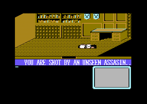 Fail to solve the case in little over two hours and you will end up getting shot.