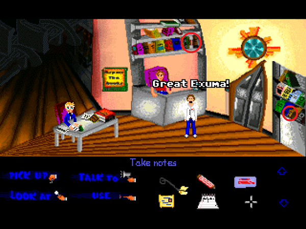 Locations of the needed books.