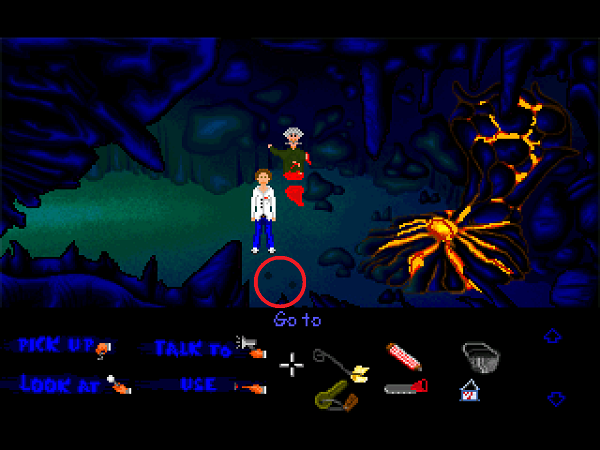 Location of the holes.